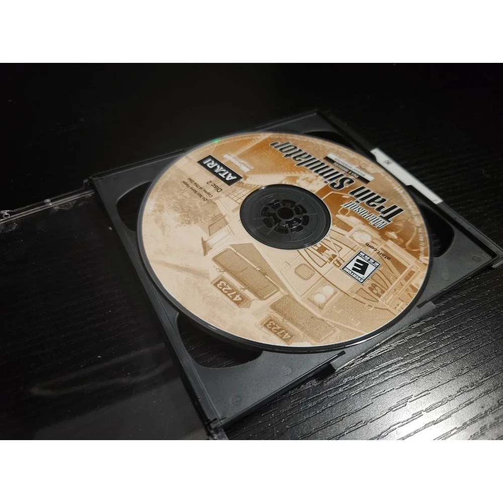 Microsoft Train Simulator PC CD-ROM 2002‎ Atari 2-Disc Set Simulation Game 26055